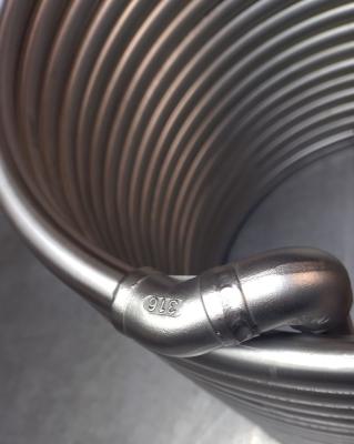 Edelstahl Spirale für Poolheizung - Ø 40 cm - 17,5 Meter